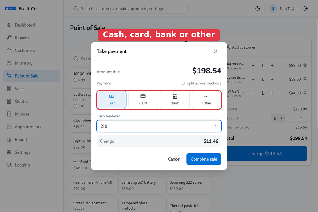 Take payment your way